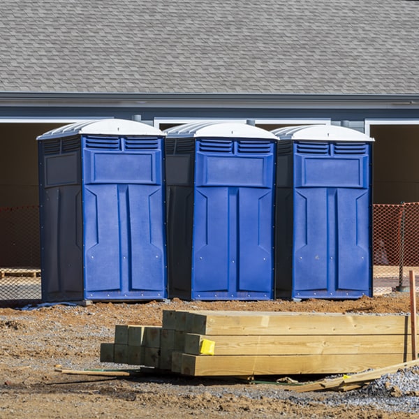 how can i report damages or issues with the porta potties during my rental period in Fisty KY